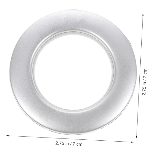 Anillos para cortinas de plástico con visillos y ventanas de sala 3