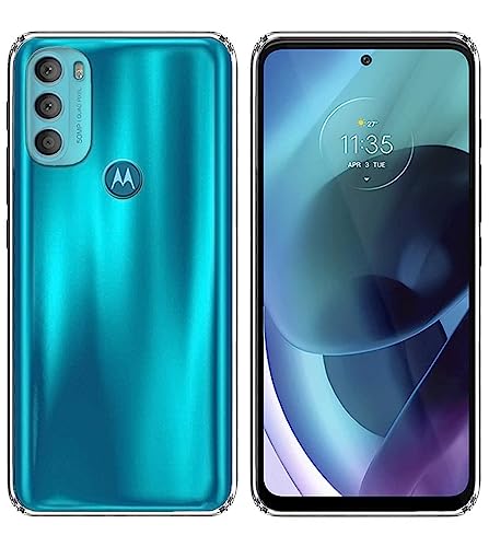Image of COVERBLACK Soft Rubber Silicone Clear Back Cover for Motorola G60 - Transparent