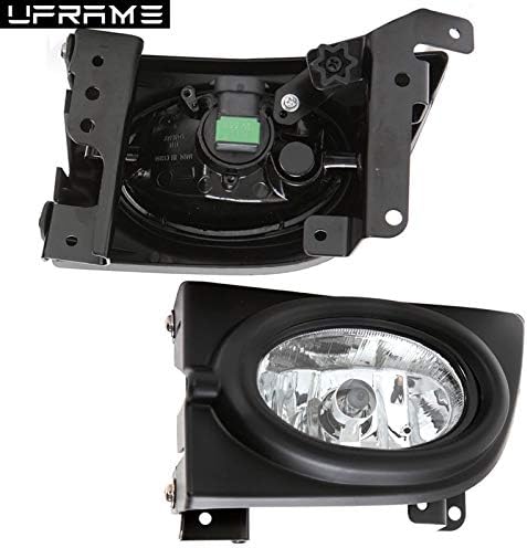 Fits 2006 2007 2008 Honda Civic Sedan 4 Dr Fog light Kit w/Bezels/Wiring/Switch/Halogen Bulbs