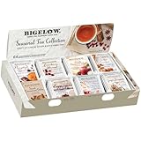 Bigelow Tea Seasonal Tea Collection, Caffeine Tea Variety Pack Gift Sampler, Holiday Tea Gift Set, 64 Count Box (Pack of 1), 64 Tea Bags Total (Packaging May Vary)
