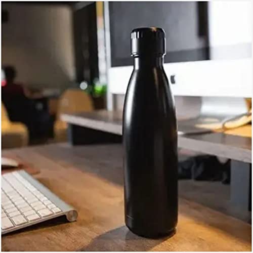 Garrafa Squeeze Inox Preto Fosco 750ml