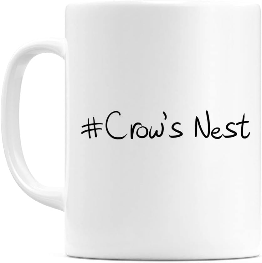 WeDoMugs#Crow's Nest Ceramic 11oz Coffee Tea Gift Mug Cup
