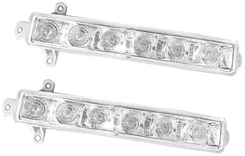 Feu antibrouillard arrière de remplacement pour pare-chocs Citroën C3 Mk2 noir 2Pcs