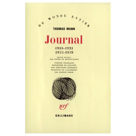 Journal: 1918-1921, 1933-1939