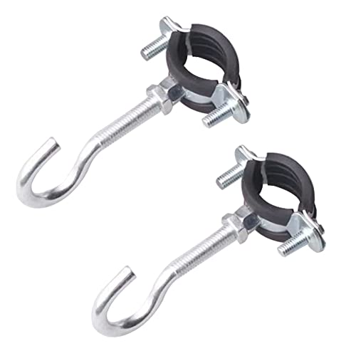glrovazas 2 Pack Split Ring Pipe Hanger Heavy Duty Adjustable Pipe