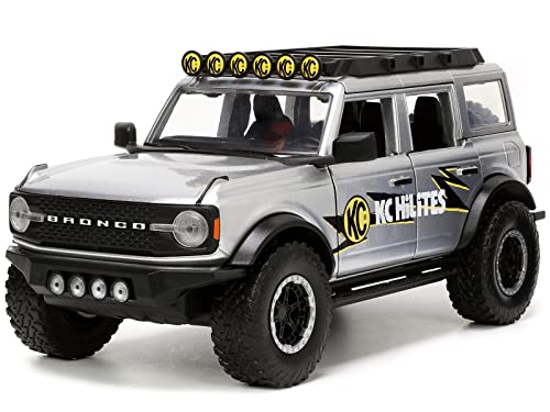 Jada Toys Just Trucks 1:24 Ford Bronco Gris miniatura 2