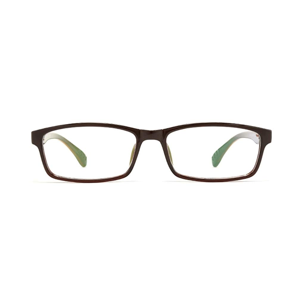 Przeciwpromieniowe okulary do czytania, antyodblaskowe, komputerowe okulary do czytania, lekka waga zmęczenia oczu, blokowanie światła niebieskiego, zawias sprężynowy, okulary (kolor: Wielokolorowe, rozmiar: 2,0)