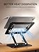 tounee Laptop Stand for Desk, Adjustable Computer Stand Holder with 360° Rotating Base, Ergonomic Laptop Riser Compatible with MacBook Pro Air, All Laptops 10-16