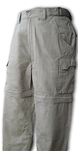 Tucuman Aventura - Pantalón Desmontable para el Camino de Santiago (Beige, M)
