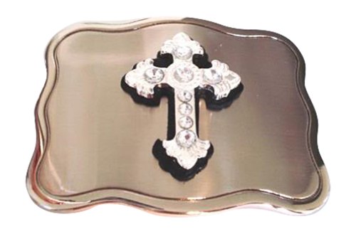 3D Cross Antique Celtic Church Belt Buckle