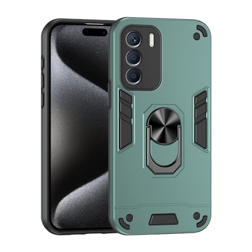 Ή@ for Infinix Zero 5G 2023 X}zP[X,Ή@ for Infinix Zero 5G 2023 Turbo X6815 J[}Eg }OlbgX^h [n[hPC+TPU] 2 in 1 Green