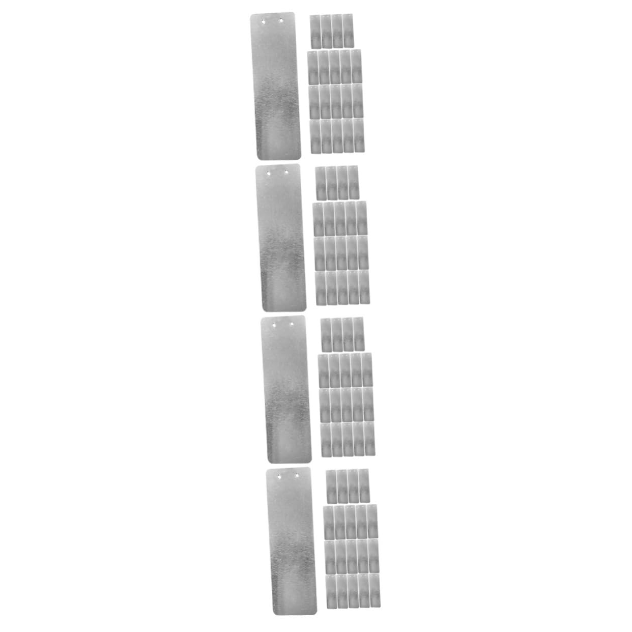 Sosoport 80pezzi Etichette Per Piante Alluminio Da Marcatori Resistenti Per Giardino e Etichette Metalliche Per Piante Durevoli e Facili Da Scrivere Per Fiori e Alberi