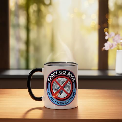 Taza Cerámica 11 oz Negra y Blanca miniatura 3