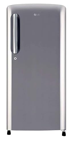 LG 190 L 4 Star Inverter Direct-Cool Single Door Refrigerator (GL-B201APZY, Shiny Steel)