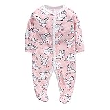 Youyu77 Footies de Dibujos Animados Trajes de bebé Mono Lindo Infantil Niños Niñas Niños y Mono Bote...