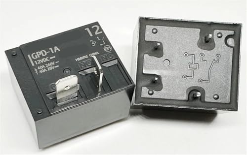 Relé GPD-1A 12V 40A de 4 pines para control de corriente automotriz 2