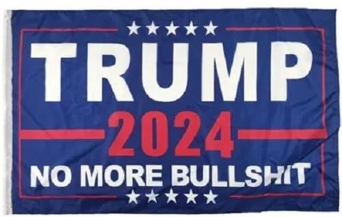 Bandiera 3x5 Piedi Trade Winds &ndash; Non Binary Trump 2024 &ndash; Nera E Multicolor 100D Poliestere