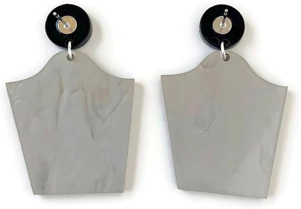 Halloween Gravestone Earrings, Spooky Style RIP Headstone Earrings