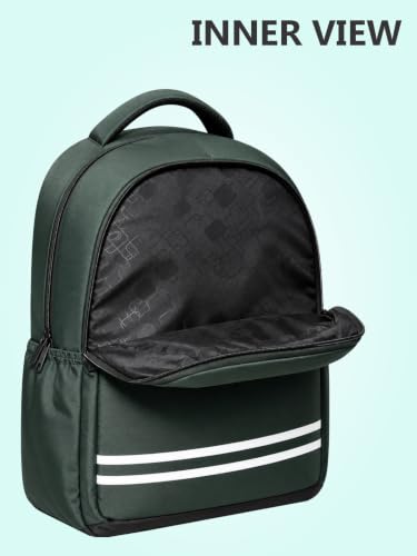 Image of PB Pearlbags FLAUNT 25L Solid Casual Backpack,3 Compartment,Premium Fabric,Water Resistant Anti Theft,School & College Bag for Boys and Girls,Office & Travel Bag for Men and Women,48X31X17 Cms