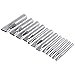 Caydo 12 Pcs Leather Craft Hole Punch Set 2mm to 5mm Oval Shape Oblong Shape Punch for Belt Watch Band Leather Working