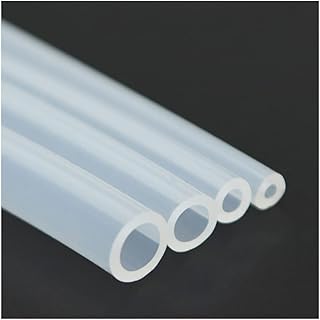 1pcs 5 Meters Silicone Hose, 2mm 3mm 4mm 4.8mm 6.4mm Transparent Food Grade Rubber Hose, Aquarium Soft Tubing Hose (Color : 4x6mm, Size : 5 Meters)