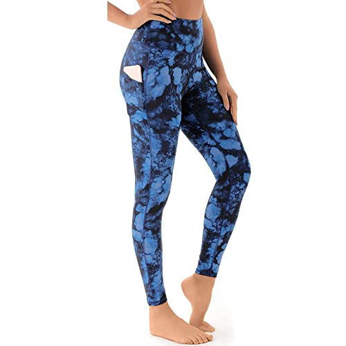 Leggings de Yoga Pantalons de Sport Taille Haute sans Couture pour Femme Legging de Sport Femme Legging en Denim Imitation Décontracté pour Femmes Pantalon élancé Mince Cover