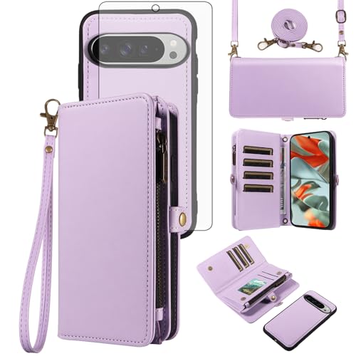 Coque Google Pixel 9 Pro XL violette housse de protection souple