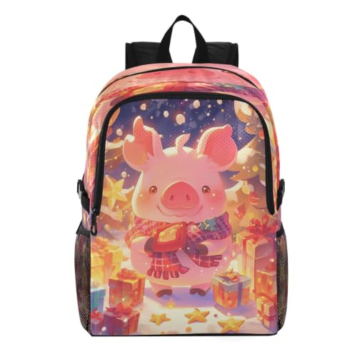 Sac à dos de randonnée pliable cochon rose léger et compact pour voyage
