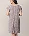 Kindred Bravely Universal Labor and Delivery Gown for Hospital | 3 in 1 Labor & Delivery, Postpartum Nursing Pajamas, Hospital Gowns for Women (Lilac Bloom, 1X-2X)