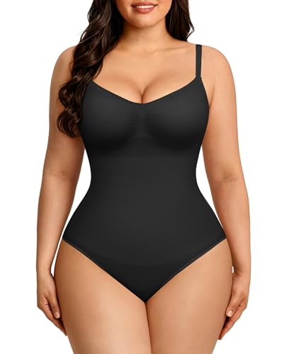 Image of FeelinGirl Shapewear Bodysuit Tummy Control Body Shaper for Women
