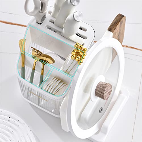 Feer Knife Holder, Storage Rack, Kitchen Chopsticks, Spoon, Pot Cover, Storage Box, Multifunctional Cutting Tool #TOP5