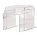 Baxton Studio Acrylic Nesting Tables, Clear