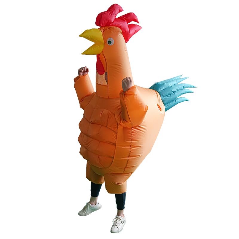 Nadmuchiwany kostium kury, dmuchany kur, na imprezę, Halloween, Boże Narodzenie, Cosplay, rozmiar dla dorosłych