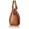 Frye-Melissa-Zip-Satchel-Leather-Handbag Frye womens Melissa Satchel Top Handle Handbag, Beige, One Size US