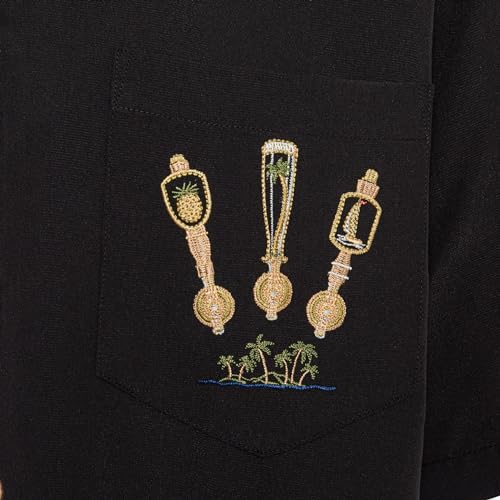 Bamboo Cay Weekend Edition Men's Regular-Fit Short Sleeve Casual Embroidered Shirt3