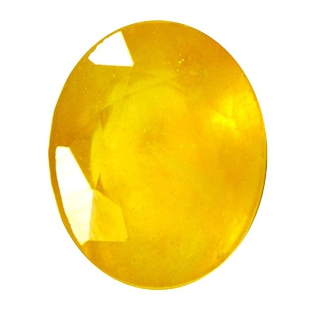 Saphir jaune pukhraj 5,25 ratti pierre naturelle dulex pour bague en or