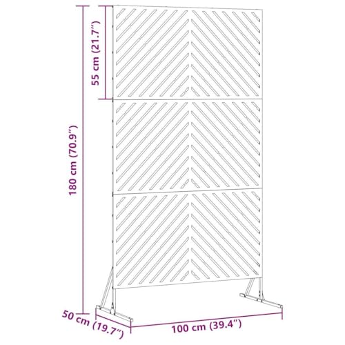 Panneau esthétique pour terrasse vidaXL résistant pour bloquer le vis-à-vis efficacement