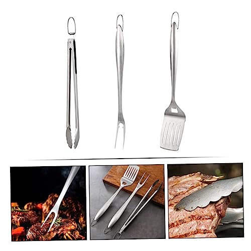 Set de 3 piezas para parrilla en acero inoxidable miniatura 7