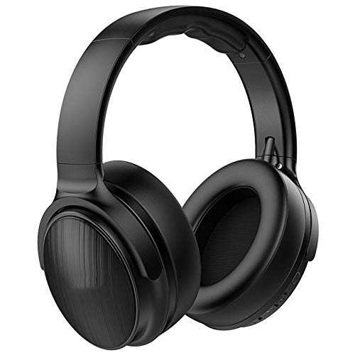 YIKAY Bluetooth 5.0 Foldable Bass Wireless Bluetooth Headphone with 3.5Mm Aux, Noise-Cancelling Headphones, Suitable for Sports/Travel/Outdoor/Music