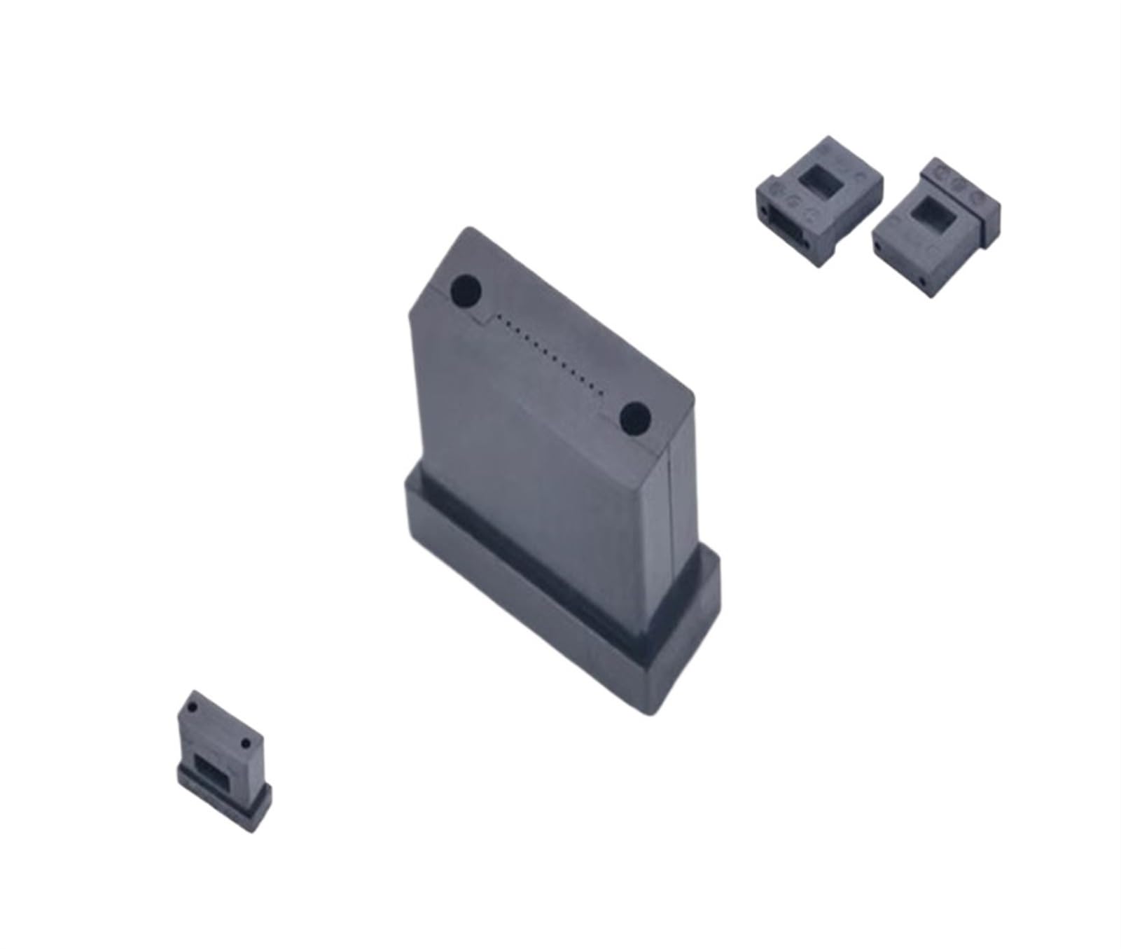 MPO-Ferrule, 12/24/36 Kerne, 100 Stück, Multimode-Singlemode-MT-Glasfaser-Stecker, Standard-Verlust, verlustarmer Faser-Jumper(12C SM Standard)