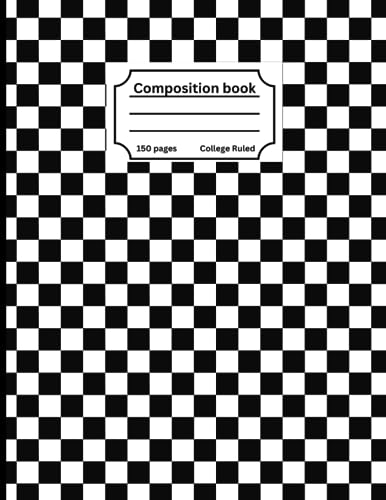 Cahier de composition ligné grand format 150 pages pour note de cours