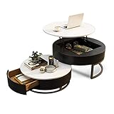 ★ Diseño práctico: nuestra mesa de café se aplica ampliamente en la oficina o en el hogar como una mesa de café perfecta o muebles de sala para su espaciosa área de trabajo.