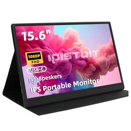 iPistBit Portable Monitor, 15.6" Portable Travel Monitor, 1080P FHD Second Monitor for Laptop, Gaming Monitor, USB C HDMI External Monitor for Laptop Phone PC Mac Xbox Switch PS4/5
