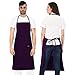 PALLTEX BORAGO Tablier Cuisine Homme Tablier de Cuisine Femme pour la Cuisine, le Bricolage, la Peinture, la Pâtisserie EN ISO 13688, Violet, taille unique