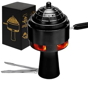 Premium Hookah Shisha Bowl with Heat Management Charcoal Holder Hookah Bowl
