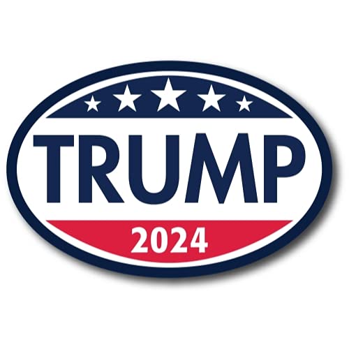 Imanes Magnéticos Trump Vance 2024 - Pack 2 Unidades - Para Coche, Nevera O Parachoques - 4x6 Pulgadas