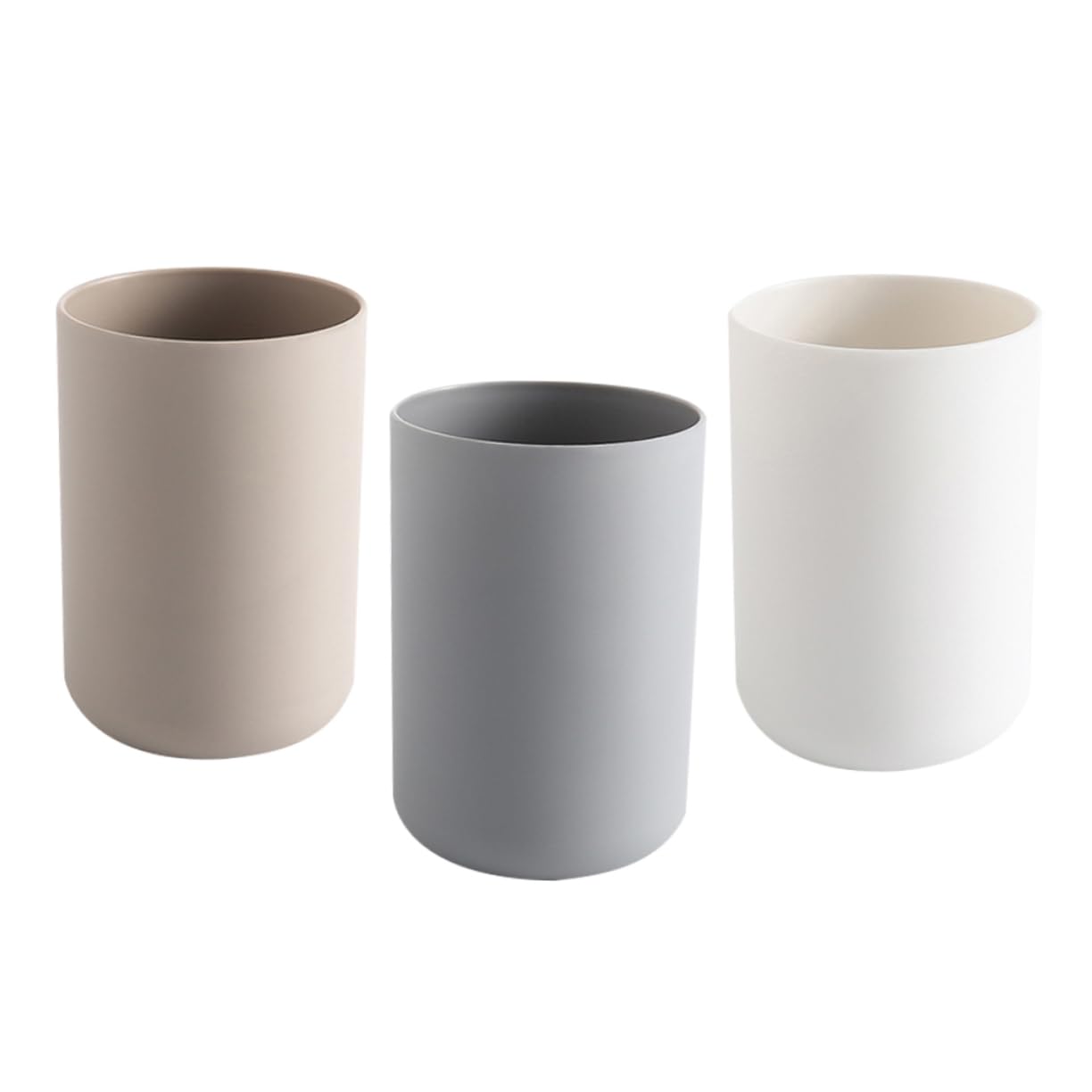 12pezzi Tazze da Lavaggio per Spazzolino Resistente Elegante per Bagno e Viaggi Antigoccia e Durature