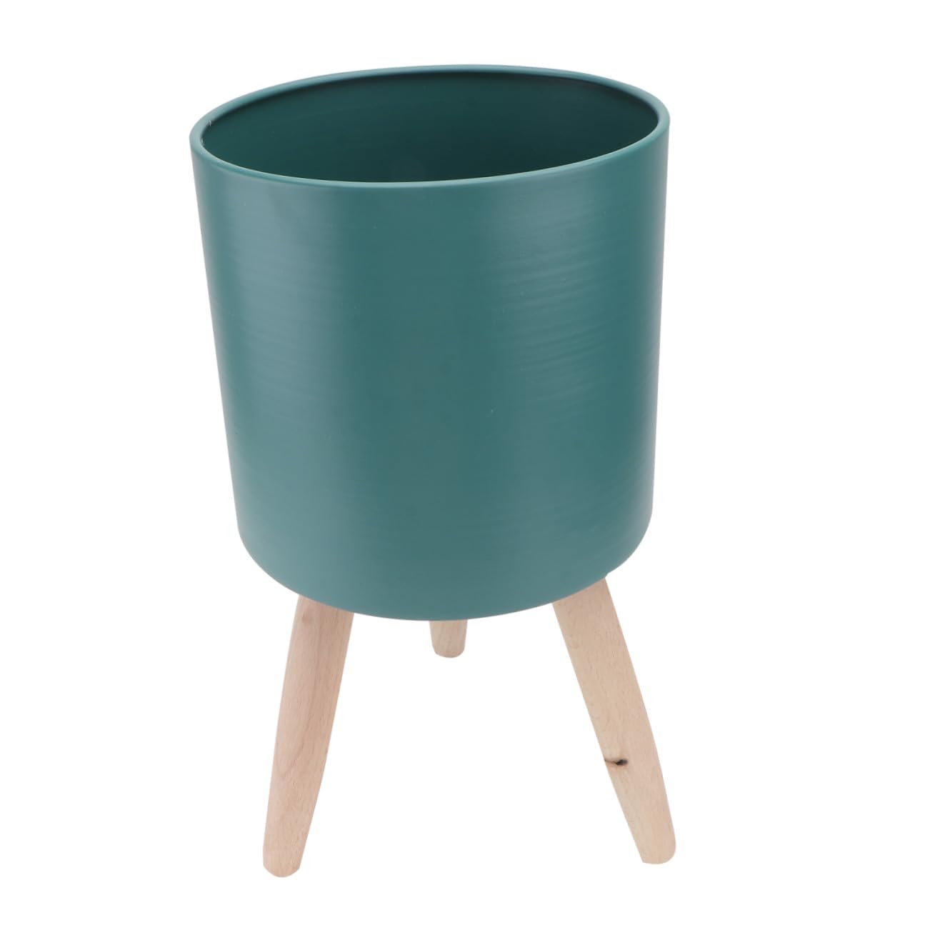 Pot à fleurs en fer bleu pour sublimer le bureau ou la cuisine