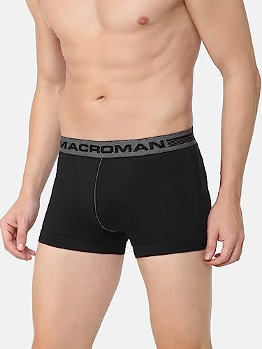 Image of Macroman M-Series Magne Classic Boxer Shorts for Men in Compact Cotton Fabric with Comfort and Style