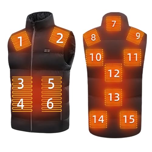 Manteau chauffant femme et doudoune homme USB à 3 modes pour veste sans batterie